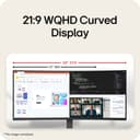 LG UltraWide 34U640B-B - LED monitor - curved - 34" - HDR thumbnail 3