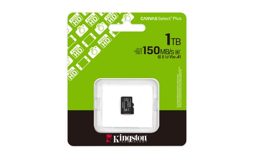 Kingston Canvas Select Plus - Flash memory card - 1 TB - A1 / Video Class V30 / UHS-I U3 / Class10 - microSDXC UHS-I — view 4