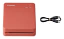 Canon SELPHY QX20 - Printer - colour - dye sublimation - 72 x 85 mm up to 0.66 min/page (colour) - capacity: 10 sheets - Wi-Fi(g) - terracota red thumbnail 12