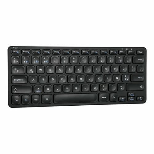 Targus - Keyboard - multi-device - compact - antimicrobial - wireless - Bluetooth 5.1 - QWERTY - Spanish - black — view 3