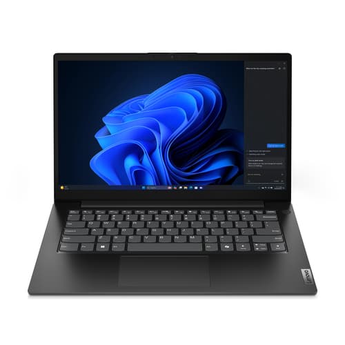 Lenovo V14 G5 IRL 83GU - Intel Core 5 - 120U / up to 5 GHz - Win 11 Pro - Intel Graphics - 8 GB RAM - 256 GB SSD NVMe - 14" TN 1920 x 1080 (Full HD) - Wi-Fi 6 - business black - kbd: UK — view 1