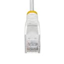 StarTech.com - Patch cable - RJ-45 (M) to RJ-45 (M) - 3.6 mm - UTP - CAT 5/5e/6 - IEEE 802.3bt - halogen-free, snagless, straight - white thumbnail 4