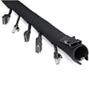 StarTech.com 40" (1m) Neoprene Cable Management Sleeve with Zipper & Buckle, 1.2" (3cm) Diameter, Computer/PC Power/Network/AV Cord Cover/Manager, Flexible Cable Organizer Wrap, Black - Cable Manager Sleeve (WKSTNCMZP) - Cable management sleeve - black - 1 m thumbnail 3