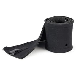 StarTech.com 40" (1m) Neoprene Cable Management Sleeve with Zipper & Buckle, 1.2" (3cm) Diameter, Computer/PC Power/Network/AV Cord Cover/Manager, Flexible Cable Organizer Wrap, Black - Cable Manager Sleeve (WKSTNCMZP) - Cable management sleeve - black - 1 m