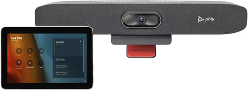 Poly Studio - For Microsoft Teams - Small Room Kit - video conferencing kit (Poly Studio R30 video bar, Poly GC8 touch controller) - Certified for Microsoft Teams, Zoom Certified - sand