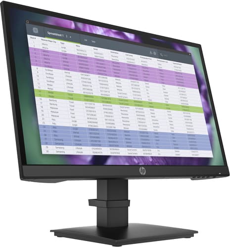 HP P22 G4 - P-Series - LED monitor - 22" (21.5" viewable) - 1920 x 1080 Full HD (1080p) @ 60 Hz - IPS - 250 cd/m� - 1000:1 - 5 ms - HDMI, VGA, DisplayPort - black — view 4