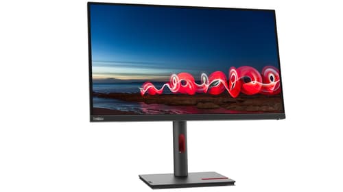 Lenovo ThinkVision T23i-30 - LED monitor - 23" - 1920 x 1080 Full HD (1080p) @ 60 Hz - IPS - 250 cd/m� - 1000:1 - 4 ms - HDMI, VGA, DisplayPort - raven black — view 4