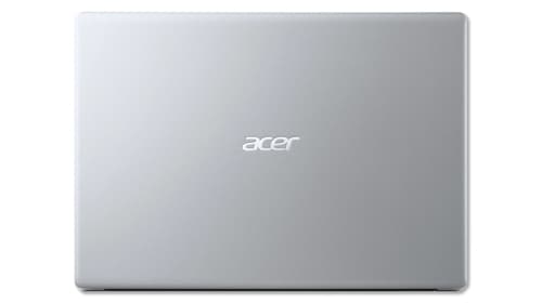 Acer Aspire 1 A114-33 - Intel Pentium Silver - N6000 / up to 3.3 GHz - Win 11 Home in S mode - UHD Graphics - 4 GB RAM - 128 GB eMMC - 14" TN 1920 x 1080 (Full HD) - Gigabit Ethernet - Wi-Fi 5 - pure silver - kbd: UK — view 7