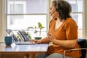 Poly Voyager 4320-M - Voyager 4300 UC series - headset - on-ear - Bluetooth - wireless, wired - USB-C - black - Certified for Microsoft Teams, Zoom Certified thumbnail 3