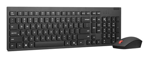 Lenovo Essential Wireless Combo Gen 2 - Keyboard and mouse set - wireless - 2.4 GHz - QWERTY - UK - black - brown box — view 4
