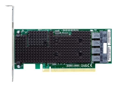 Lenovo ThinkSystem 1610-4P NVMe Switch Adapter - Storage controller - 4 Channel - PCIe 3.0 - PCIe 3.0 x16 - for ThinkAgile VX Certified Node 7Y94, ThinkAgile VX7520 Appliance, ThinkSystem SR250 — view 1