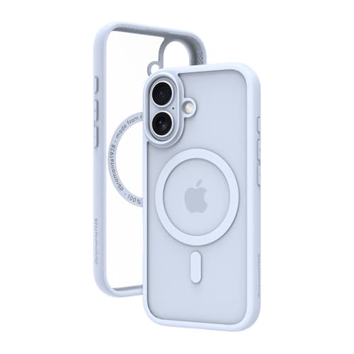 dbramante1928 Grenen - Back cover for mobile phone - MagSafe compatibility - plastic - sky blue, transparent — view 1