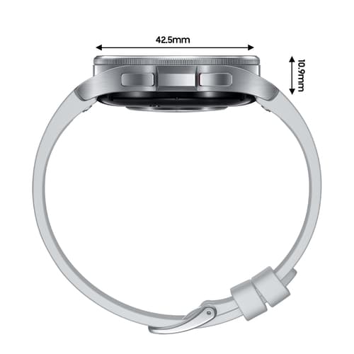 ^WATCH6 CLASSIC-SMALL BT 43MM SILVER — view 3