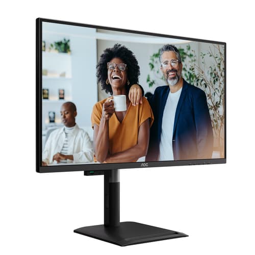 AOC Pro-line Q27P4CV - P4 Series - LED monitor - 27" - 2560 x 1440 QHD @ 120 Hz - IPS - 350 cd/m� - 1500:1 - 4 ms - HDMI, DisplayPort, USB-C - speakers - black — view 9