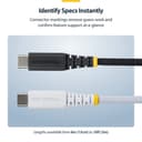 StarTech.com - USB cable - 24 pin USB-C (M) to 24 pin USB-C (M) - USB 2.0 - 3 A - USB Power Delivery (60W) - black thumbnail 8