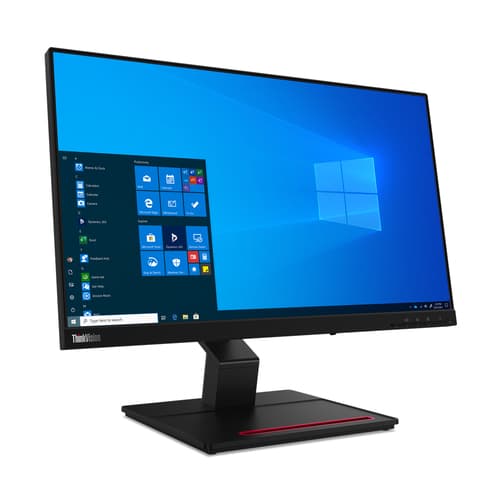 Lenovo ThinkVision T24t-20 - LED monitor - 24" (23.8" viewable) - touchscreen - 1920 x 1080 Full HD (1080p) @ 60 Hz - IPS - 300 cd/m� - 1000:1 - 4 ms - HDMI, DisplayPort, USB-C - raven black