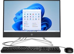 HP 200 G4 - All-in-one Core i3 10110U / up to 4.1 GHz - RAM 8 GB - SSD 256 GB - NVMe - DVD-Writer - UHD Graphics - Gigabit Ethernet - Win 11 Pro - monitor: LED 21.5" 1920 x 1080 (Full HD) @ 60 Hz