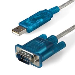 StarTech.com 3ft USB to RS232 DB9 Serial Adapter Cable - M/M - Serial adapter - USB 2.0 - RS-232