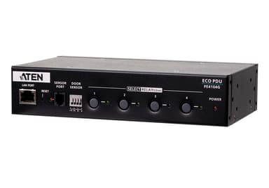 ATEN NRGence PE4104G - Power control unit (rack-mountable / external) - AC 100-240 V - Ethernet 10/100 - output connectors: 4