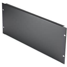 StarTech.com 4U Blank Panel for 19 inch Rack, Rack Mount Blanking Panel for Server/Network Racks & Cabinets, 4RU Rackmount Filler Panel/Spacer/Plates, Solid Panel, Cold-Rolled Steel, Black - 4U Blanking Panel (RKPNL4U) - Rack blanking panel - black - 4U - 19"
