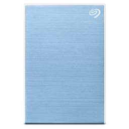 Seagate One Touch STKZ5000402 - Hard drive - 5 TB - external (portable) - USB 3.0 - light blue - with Seagate Rescue Data Recovery