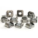StarTech.com 50 Pkg M6 Cage Nuts for Server Rack Cabinet - Rack nuts (pack of 50) - CABCAGENUTS6 - Rack nuts (pack of 50) - for P/N: RACK-21U-20-WALL-OA, RACK-24U-20-WALL-OA, RK12OD2, SHELF-2U-20-CENTER-V thumbnail 2