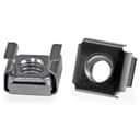 StarTech.com 50 Pkg M6 Cage Nuts for Server Rack Cabinet - Rack nuts (pack of 50) - CABCAGENUTS6 - Rack nuts (pack of 50) - for P/N: RACK-21U-20-WALL-OA, RACK-24U-20-WALL-OA, RK12OD2, SHELF-2U-20-CENTER-V thumbnail 1