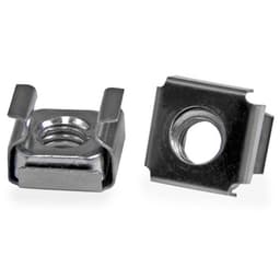StarTech.com 50 Pkg M6 Cage Nuts for Server Rack Cabinet - Rack nuts (pack of 50) - CABCAGENUTS6 - Rack nuts (pack of 50) - for P/N: RACK-21U-20-WALL-OA, RACK-24U-20-WALL-OA, RK12OD2, SHELF-2U-20-CENTER-V