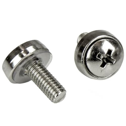 StarTech.com Rack Screws - 20 Pack - Installation Tool - 12 mm M5 Screws - M5 Nuts - Cabinet Mounting Screws and Cage Nuts (CABSCRWM520) - Rack screws and nuts — view 3