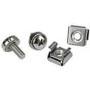 StarTech.com Rack Screws - 20 Pack - Installation Tool - 12 mm M5 Screws - M5 Nuts - Cabinet Mounting Screws and Cage Nuts (CABSCRWM520) - Rack screws and nuts thumbnail 1