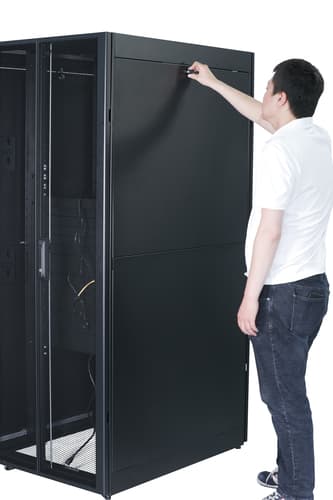 APC Easy Rack - Rack cabinet - black - 42U - 19" — view 6