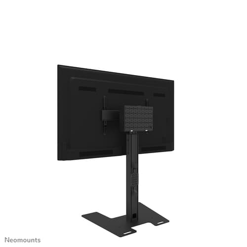 Neomounts MOVE Height Adjustable Display Stand - 37"" (93.98 cm) to 75"" (190.50 cm) Screen Support - 70 kg Load Capacity - 178.50 cm (70.28"") Height x 86.50 cm (34.06"") Width x 70 cm (27.56"") Depth - Floor - Steel - Black - For Display Screen - Lockable, Ventilated — view 12