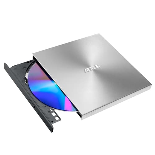 ASUS ZenDrive U8M SDRW-08U8M-U - Disk drive - DVD�RW (�R DL) - 8x/8x - USB-C - external - silver — view 6