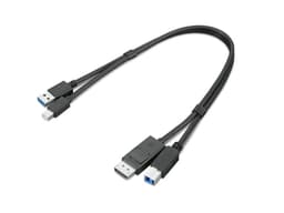 TS MDP + USB-A 3.0 TO DP + USB-B 3.0