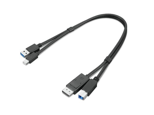 TS MDP + USB-A 3.0 TO DP + USB-B 3.0
