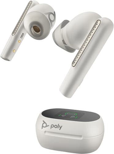 Poly - Charging case - touchscreen - white — view 1