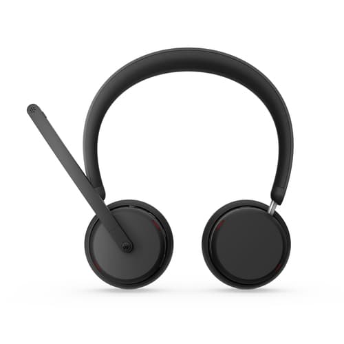 Lenovo 6550 - Headset - on-ear - Bluetooth - wireless - active noise cancelling - black - Certified for Microsoft Teams — view 10