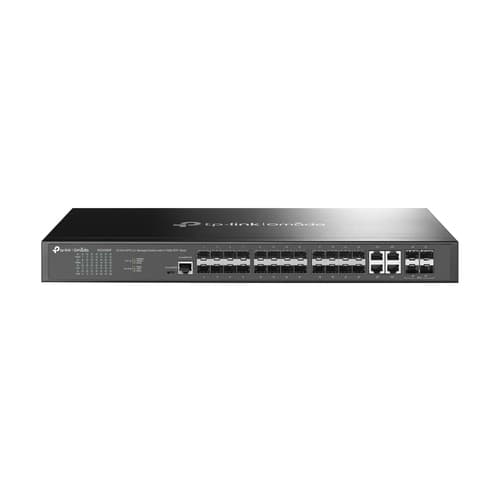 TP-Link JetStream TL-SG3428XF V1.6 - Switch - L2+ - Managed - 20 x Gigabit SFP + 4 x combo Gigabit SFP/RJ-45 + 4 x 10 Gigabit SFP+ (uplink) - rack-mountable