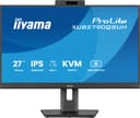 iiyama ProLite XUB2790QSUH-B2 - LED monitor - 27" - 2560 x 1440 QHD @ 100 Hz - IPS - 250 cd/m� - 1300:1 - 0.4 ms - HDMI, DisplayPort, USB-C - speakers - black, matte thumbnail 2