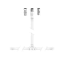 Hama DAB+/FM Dipole Antennna, White thumbnail 1