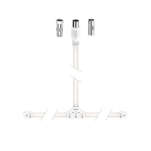 Hama DAB+/FM Dipole Antennna, White