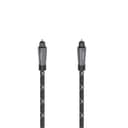 Hama Audio Optical Fibre Cable, ODT Plug (Toslink), Metal, 1.5m thumbnail 1