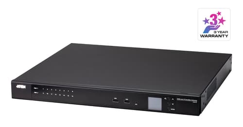 ATEN OmniBus - KVM switch - gateway, over IP - 16 x KVM port(s) - desktop, rack-mountable — view 1