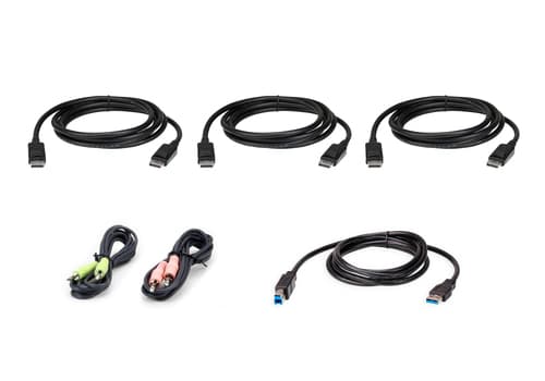 ATEN - Keyboard / video / mouse / audio / USB cable kit - 1.8 m — view 1