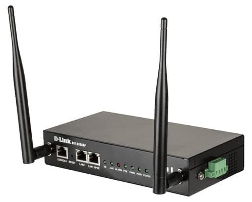 D-Link DIS-2650AP - Radio access point - 2 ports - Wi-Fi 5 - 2.4 GHz, 5 GHz - DC power - wall / DIN rail mountable