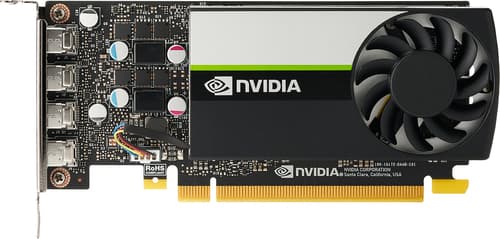NVIDIA T1000 - Graphics card - T1000 - 8 GB GDDR6 - PCIe 3.0 x16 - 4 x Mini DisplayPort - for Workstation Z2 G9, Z4 G5, Z6 G5, Z8 G5