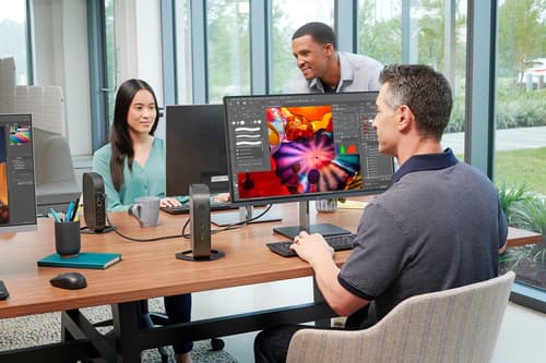 HP t740 - Thin client - SFF - 1 x Ryzen Embedded V1756B / up to 3.6 GHz - RAM 8 GB - flash 128 GB - Radeon Vega 8 - Gigabit Ethernet - Win 10 IoT Enterprise 2019 LTSC - monitor: none - keyboard: UK — view 9