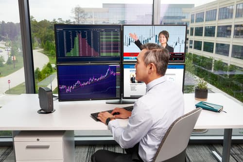 HP t740 - Thin client - SFF - 1 x Ryzen Embedded V1756B / up to 3.6 GHz - RAM 8 GB - flash 128 GB - Radeon Vega 8 - Gigabit Ethernet - Win 10 IoT Enterprise 2019 LTSC - monitor: none - keyboard: UK — view 6