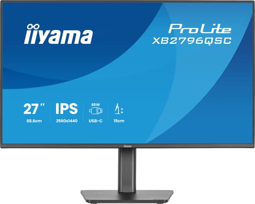 iiyama ProLite XB2796QSC-B1 - LED monitor - QHD - 27" — view 3