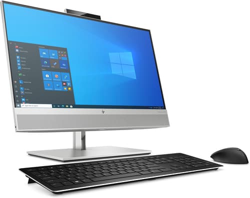 HP EliteOne 800 G8 - All-in-one Core i7 11700 / up to 4.9 GHz - vPro - RAM 32 GB - SSD 1 TB - NVMe, TLC - UHD Graphics 750 - Gigabit Ethernet - Win 10 Pro (includes Win 11 License) - monitor: LED 23.8" 1920 x 1080 (Full HD) @ 60 Hz - keyboard: UK — view 4